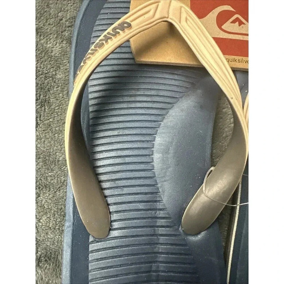 Quiksilver Haleiwa Men's Flip Flops Bwt Sandal Size 8 - Picture 8 of 16